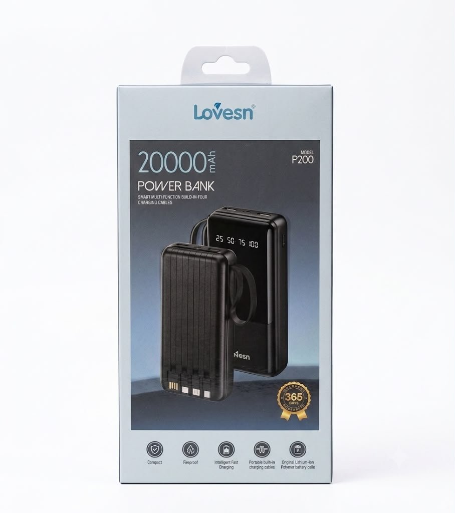 Lovesn P200 20000mAh Power Bank: Ultimate Fast Charger Lovesn P200 20000mAh Power Bank: Ultimate Fast Charger