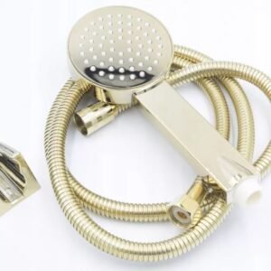 Gold Handheld Shower Head Set