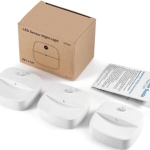 LED Sensor Night Light 3-Pack