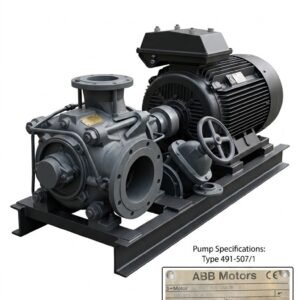 Ritz Pump 491-507/1 with ABB M2BAT 315 Motor