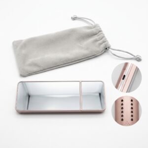 Portable LED Makeup Mirror with Nano Facial Steamer