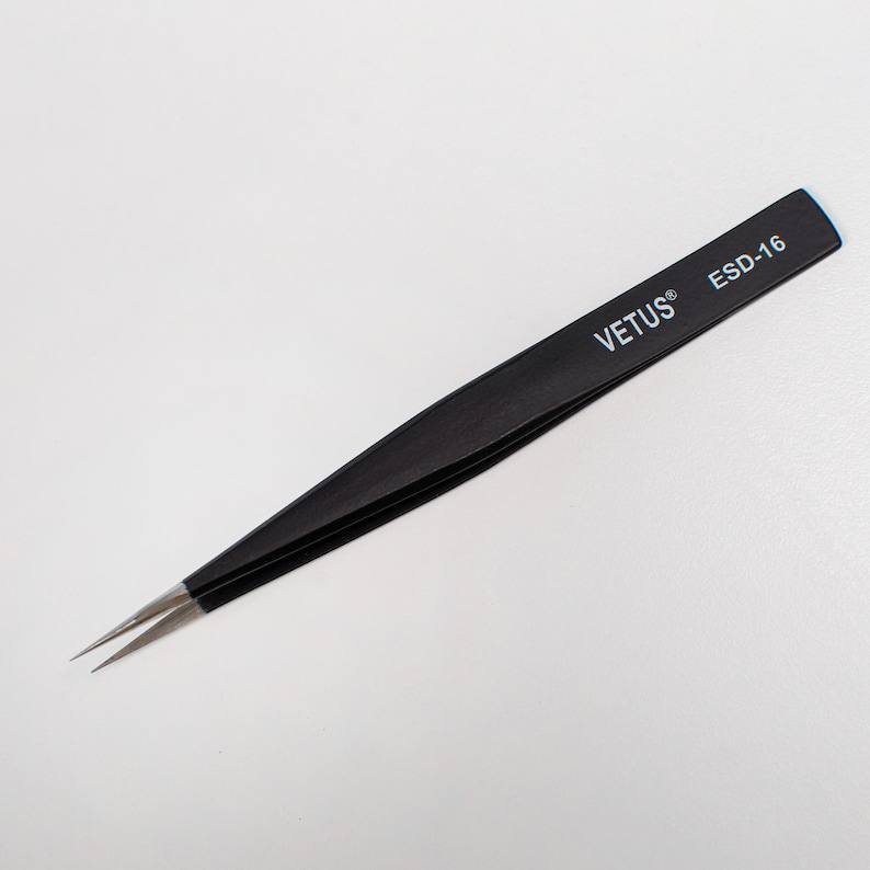 Vetus ESD-16 Anti-Static Tweezers Vetus ESD-16 Anti-Static Tweezers